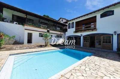 Casa com 7 dormitórios à venda, 231 m² por r$ 1.200.000,00 - caxangá - teresópolis/rj