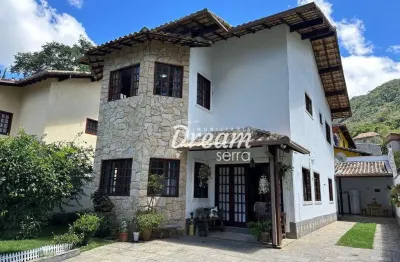 Casa com 4 dormitórios à venda, 172 m² por r$ 870.000,00 - parque do imbui - teresópolis/rj