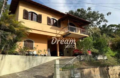 Casa com 4 dormitórios à venda, 192 m² por r$ 770.000,00 - quinta da barra - teresópolis/rj