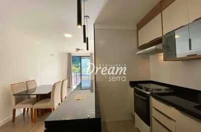 Apartamento com 1 dormitório à venda, 43 m² por r$ 395.000,00 - alto - teresópolis/rj