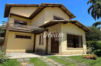 Casa com 4 dormitórios à venda, 171 m² por r$ 990.000,00 - cascata do imbuí - teresópolis/rj