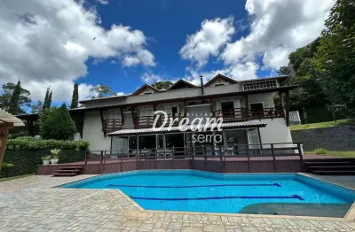 Casa com 13 dormitórios à venda, 750 m² por r$ 5.680.000,00 - araras - petrópolis/rj