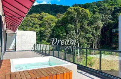 Cobertura com 3 dormitórios à venda, 145 m² por r$ 1.400.000,00 - alto - teresópolis/rj