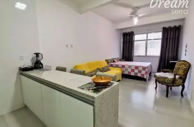 Apartamento com 1 dormitório à venda, 28 m² por r$ 190.000,00 - agriões - teresópolis/rj