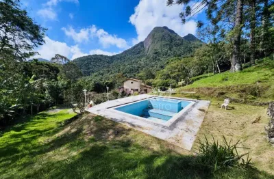 Sítio com 4 dormitórios à venda, 110000 m² por r$ 1.200.000,00 - vargem grande - teresópolis/rj