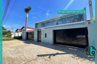 Casa comercial ou residencial para alugar ou vender no ahú com 5 quartos, 2 suítes, lareira, churrasqueira e edícula com 700m por r13.500/mês
