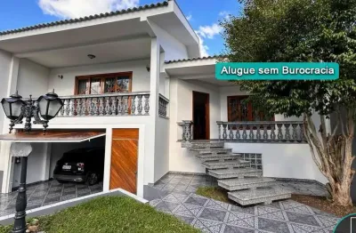 Casa para alugar no boa vista com 4 quartos, 3 suítes, edícula com quarto, banheiro e salão com churrasqueira e fogão a lenha 405m² por r$7.500,00/mês