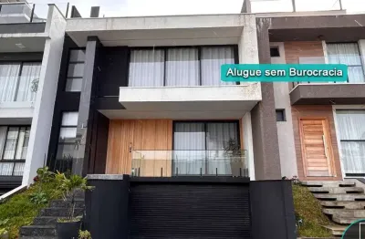 Casa em condomínio semimobiliada para alugar no vista alegre com 3 quartos, 3 suítes, 6 banheiros, 5 vagas com 250m² por r$ 11.000,00/mês.