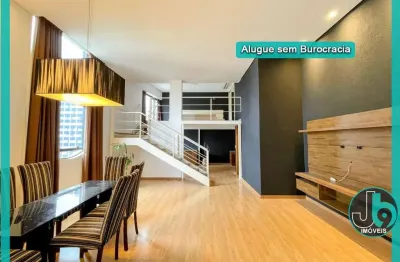 Apartamento Loft com vista para a cidade para Alugar no Bigorrilho 86m² com 2 vagas de garagem por R$ 3.900,00/mês