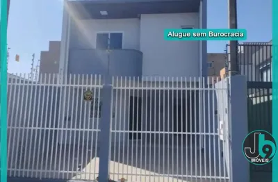 Sobrado para alugar 126m² no portão com 3 quartos, 1 sendo suíte com hidromassagem, 2 banheiros, 3 vagas de garagem e churrasqueira por r$4.000/mês