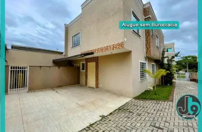 Sobrado em condomínio para alugar em santa felicidade 110m² com 3 quartos, 1 suíte e 2 demi-suíte e 2 vagas de garagem por r$3.900,00/mês