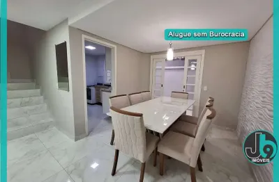 Sobrado mobiliado para alugar no bairro alto 110m²  com 3 quartos, 1 suíte, 3 salas, 2 vagas. por r$ 4.150,00/mês.