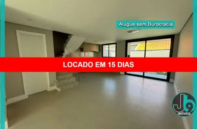 Sobrado triplex novo para alugar no bairro guabirotuba 168m²  com 3 quartos, 1 suíte, 3 salas, 2 vagas. primeira locação por r$ 4.558,00/mês.