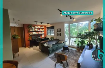 Apartamento para Alugar 81m² no Campo Comprido com 2 quartos, 1 suíte, sala com escritório, cozinha planejada e 1 vaga. Semi Mobiliado por R$3,500/mes