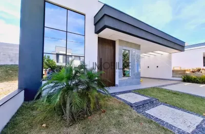Casa térrea com 3 suítes no condominio milano em indaiatuba/sp
