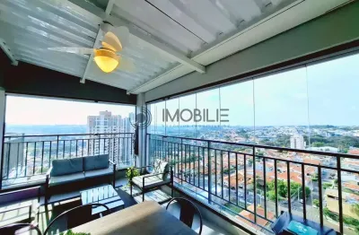 Apartamento de 143m² com 3 dormitórios sendo 1 suíte no edifício residencial la spezia em indaiatuba/sp
