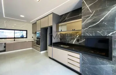 Casa térrea de alto padrão à venda no park gran reserve com 3 suítes, spa e área gourmet completa