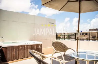 Cobertura com 2 dormitórios à venda, 95,13 m² por r$ 1.250.000,00 - tambaú - joão pessoa/pb