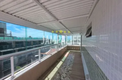 Cobertura com 1 dormitório à venda, 47 m² por r$ 500.000,00 - cabo branco - joão pessoa/pb