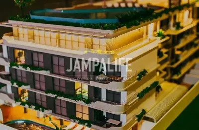 Apartamento com 1 dormitório à venda, 46 m² por r$ 665.000,00 - cabo branco - joão pessoa/pb
