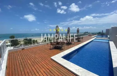 Cobertura com 2 dormitórios à venda, 52 m² por r$ 374.000,00 - vila sao joao - cabedelo/pb