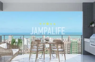 Apartamento com 2 dormitórios à venda, 61,96 m² por r$ 685.000,00 - brisamar - joão pessoa/pb