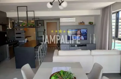 Apartamento duplex com 3 dormitórios à venda, 120 m² por r$ 1.360.000,00 - tambaú - joão pessoa/pb