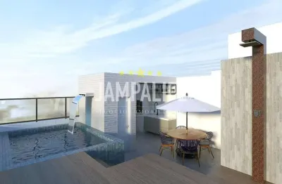 Cobertura com 2 dormitórios à venda, 101 m² por r$ 530.000,00 - altiplano cabo branco - joão pessoa/pb