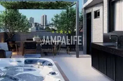 Cobertura com 2 dormitórios à venda, 103 m² por r$ 630.000,00 - bairro dos estados - joão pessoa/pb