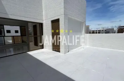 Cobertura com 3 dormitórios à venda, 190 m² por r$ 799.000,00 - ponta de campina - cabedelo/pb