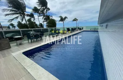 Apartamento pé na areia com porteira fechada no jardim oceania