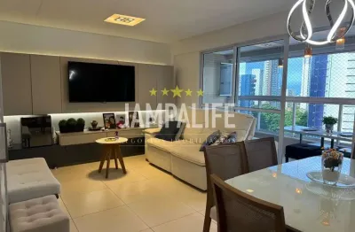 Apartamento com 4 dormitórios à venda, 131 m² por r$ 1.220.000,00 - miramar - joão pessoa/pb