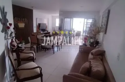 Apartamento com 4 dormitórios à venda, 140 m² por r$ 800.000 - brisamar - joão pessoa/pb