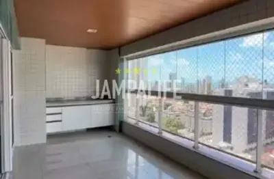 Apartamento com 4 dormitórios à venda, 182 m² por r$ 1.600.000,00 - brisamar - joão pessoa/pb