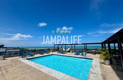 Apartamento garden com 2 dormitórios à venda, 52 m² por r$ 570.000,00 - cabo branco - joão pessoa/pb