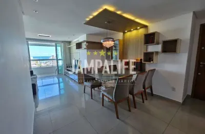 Apartamento com 3 dormitórios à venda, 121 m² por r$ 850.000,00 - jardim oceania - joão pessoa/pb