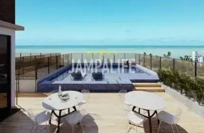 Apartamento com 2 dormitórios à venda, 59,53 m² por r$ 456.000,00 - praia formosa - cabedelo/pb
