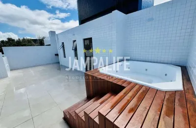 Cobertura com 3 dormitórios à venda, 132 m² por r$ 499.900,00 - altiplano cabo branco - joão pessoa/pb