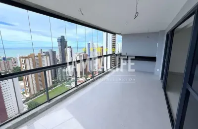 Apartamento com 4 dormitórios à venda, 206 m² por r$ 2.800.000,00 - miramar - joão pessoa/pb