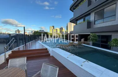 Apartamento com 2 dormitórios à venda, porteira fechada, 60 m² por r$ 850.000,00 - jardim oceania - joão pessoa/pb