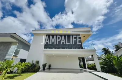 Casa com 5 dormitórios à venda, 307 m² - altiplano cabo branco - joão pessoa/pb