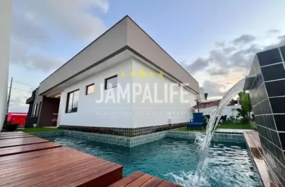 Casa com 4 dormitórios à venda, 196 m² por r$ 1.900.000,00 - alphaville paraíba - bayeux/pb