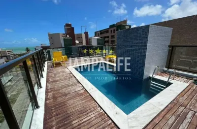 Flat com 1 dormitório à venda, 35 m² - intermares - cabedelo/pb