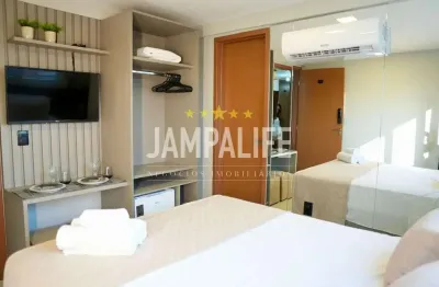 Flat com 1 dormitório à venda, 15 m² por r$ 335.000,00 - bessa - joão pessoa/pb