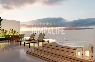 Cobertura duplex com 3 quartos, 140m², r$430.000,00 - colibris, joão pessoa/pb