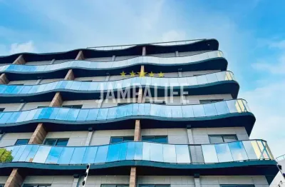 Flat com 1 dormitório à venda, 17 m² por r$ 380.000,00 - cabo branco - joão pessoa/pb