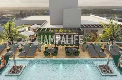 Flat com 1 dormitório à venda, 25 m² por r$ 290.000,00 - intermares - cabedelo/pb