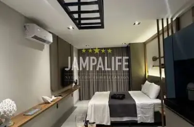 Flat com 1 dormitório à venda, 37,50 m² por r$ 390.000,00 - intermares - cabedelo/pb