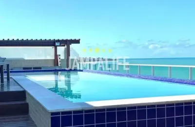 Flat com 1 dormitório à venda, 20 m² por r$ 480.000,00 - intermares - cabedelo/pb