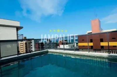 Flat com 1 dormitório à venda, 24,78 m² por r$ 320.000,00 - intermares - cabedelo/pb